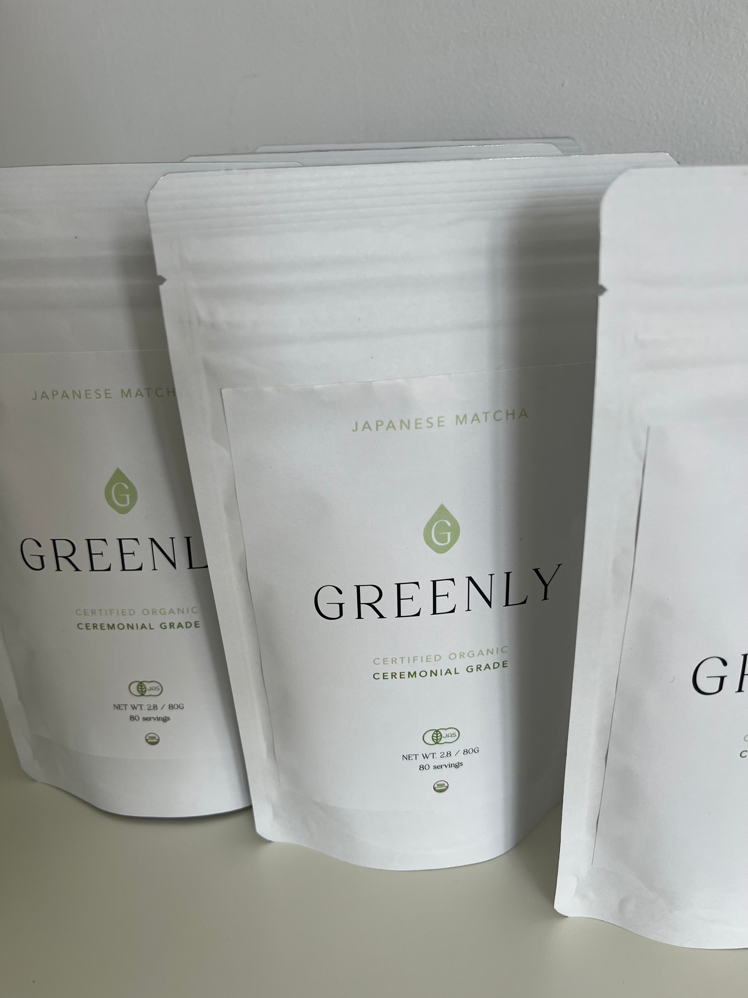 GREENLY Ceremonial Grade Japanese Matcha — 80g